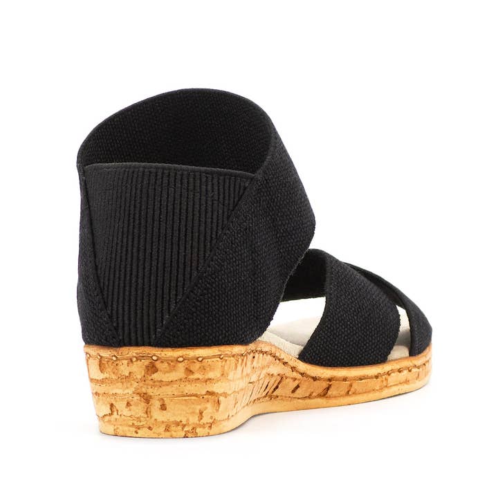 Charleston Shoe Co. - Wholesale Sandals - Women's - Peachtree Solids - Spring/Summer Cork Wedge Sandal 8