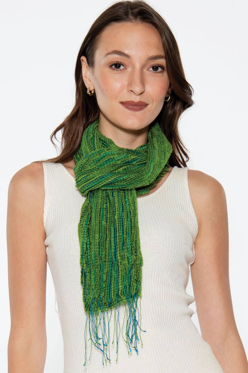 Sevya Handmade - Vente Écharpe – femme - Revati Écharpes en soie et laine6