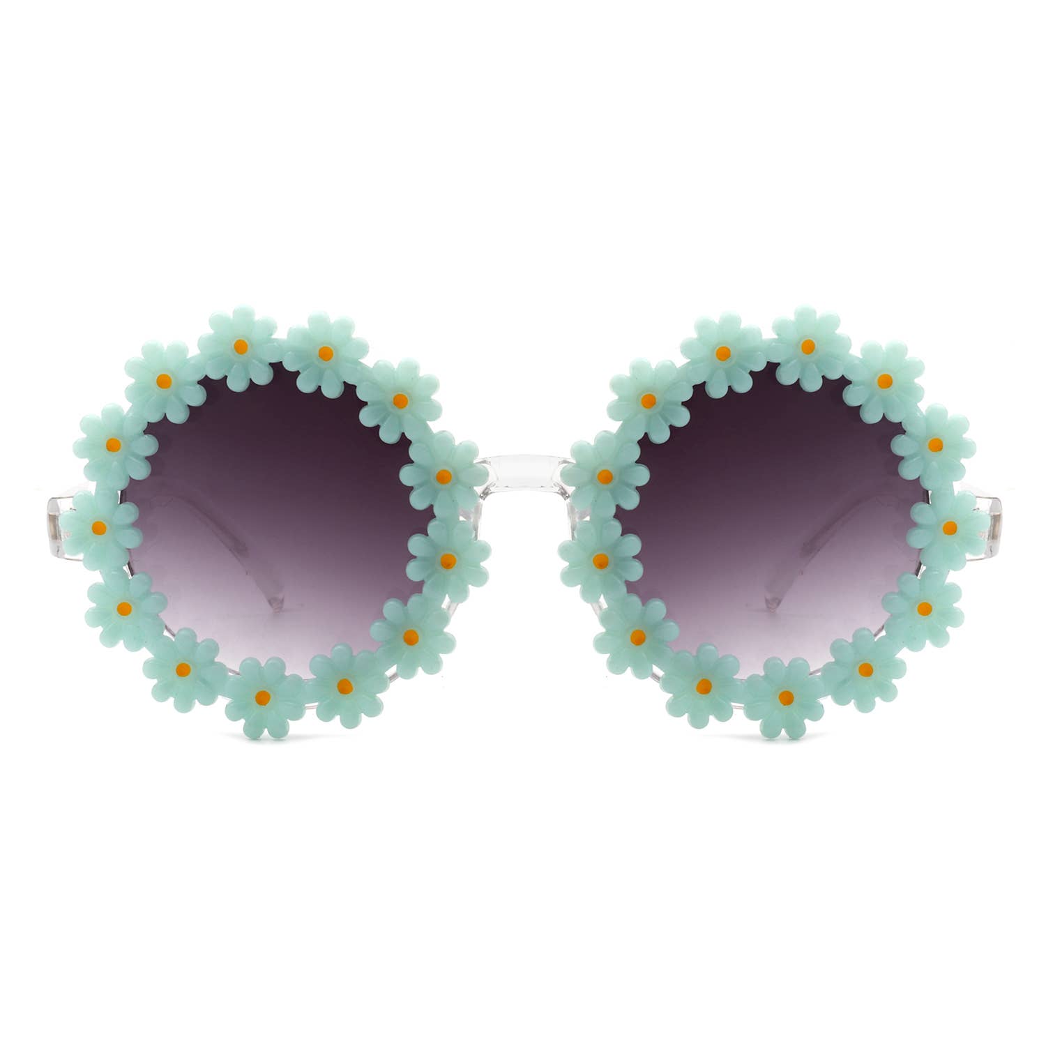 Cramilo Eyewear - Vente Lunettes de soleil – femme - lunettes de soleil rondes en forme de fleur de marguerite8