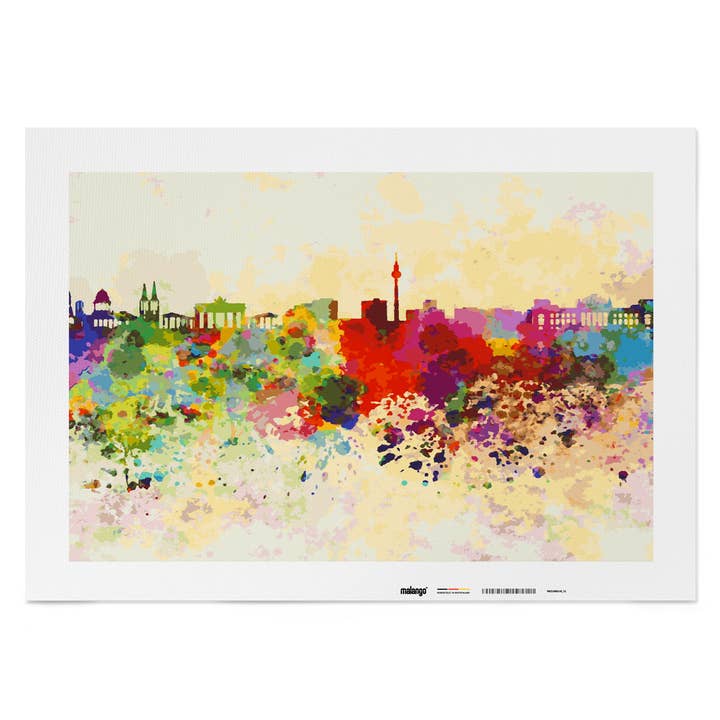 malango – Großhandel Bastelset – Malen nach Zahlen - Berlin Skyline