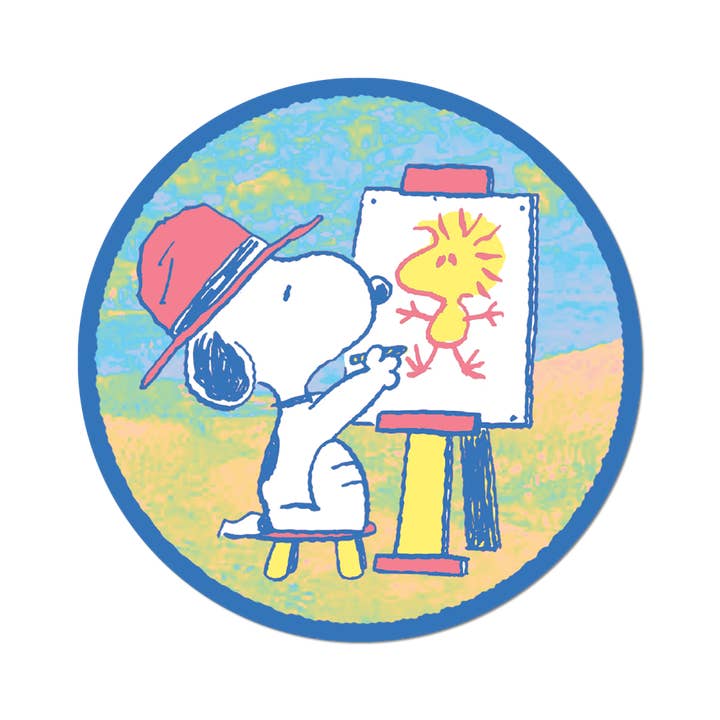 Apply Stickers - Wholesale Sticker - Painting Snoopy - Die-Cut Sticker