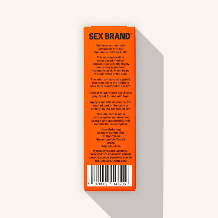 SEX BRAND™ - Wholesale Personal Lubricant - WATER-BASED HYALURONIC LUBE2