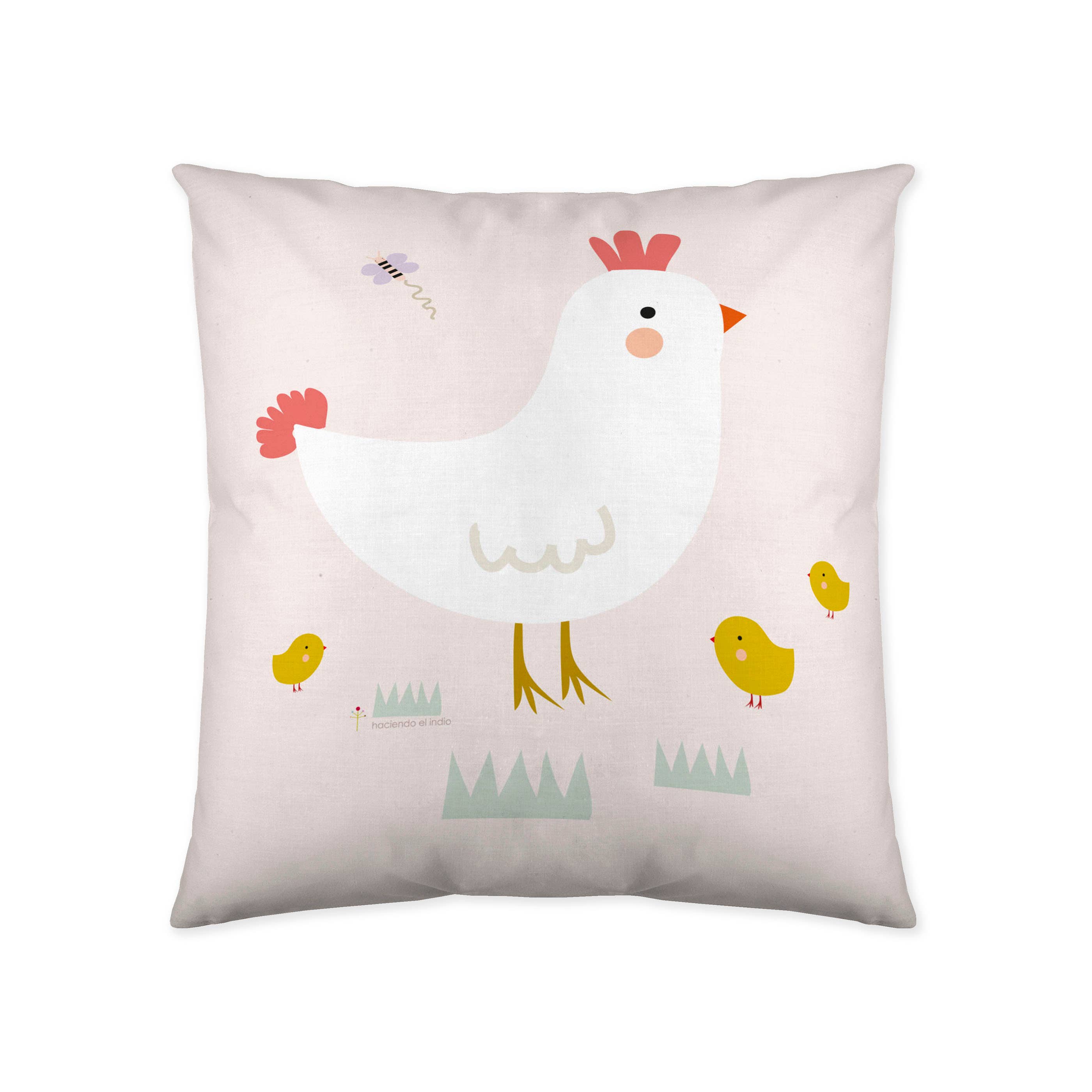 Creaciones Euromoda SL (Naturals Home) - Wholesale Throw/Decorative Pillow - GRANJA Cushion Cover - HACIENDO EL INDIO0