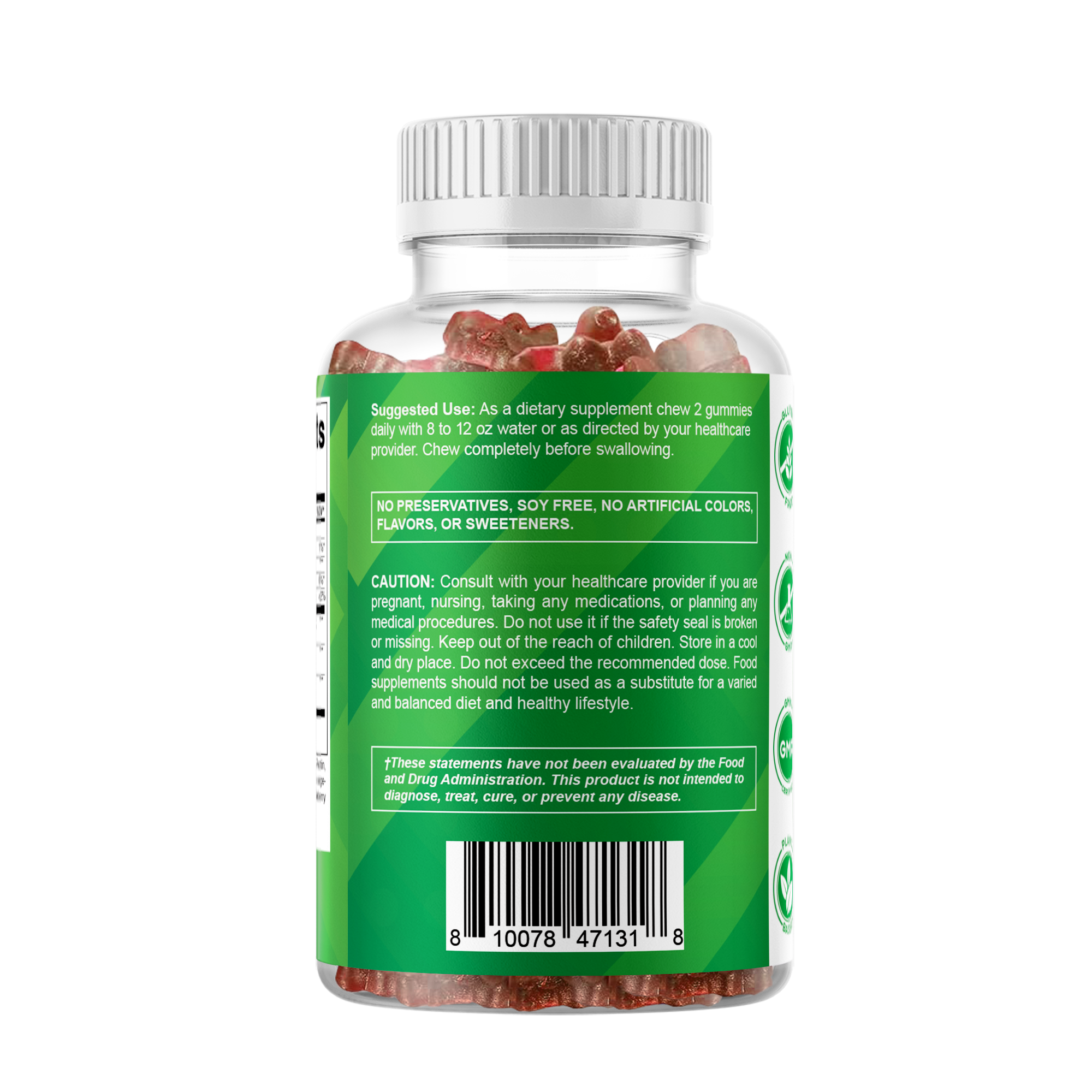 Vitamatic – wholesale Oral supplement/vitamin – Vitamatic Irish Sea Moss Gummies 3000 mg9
