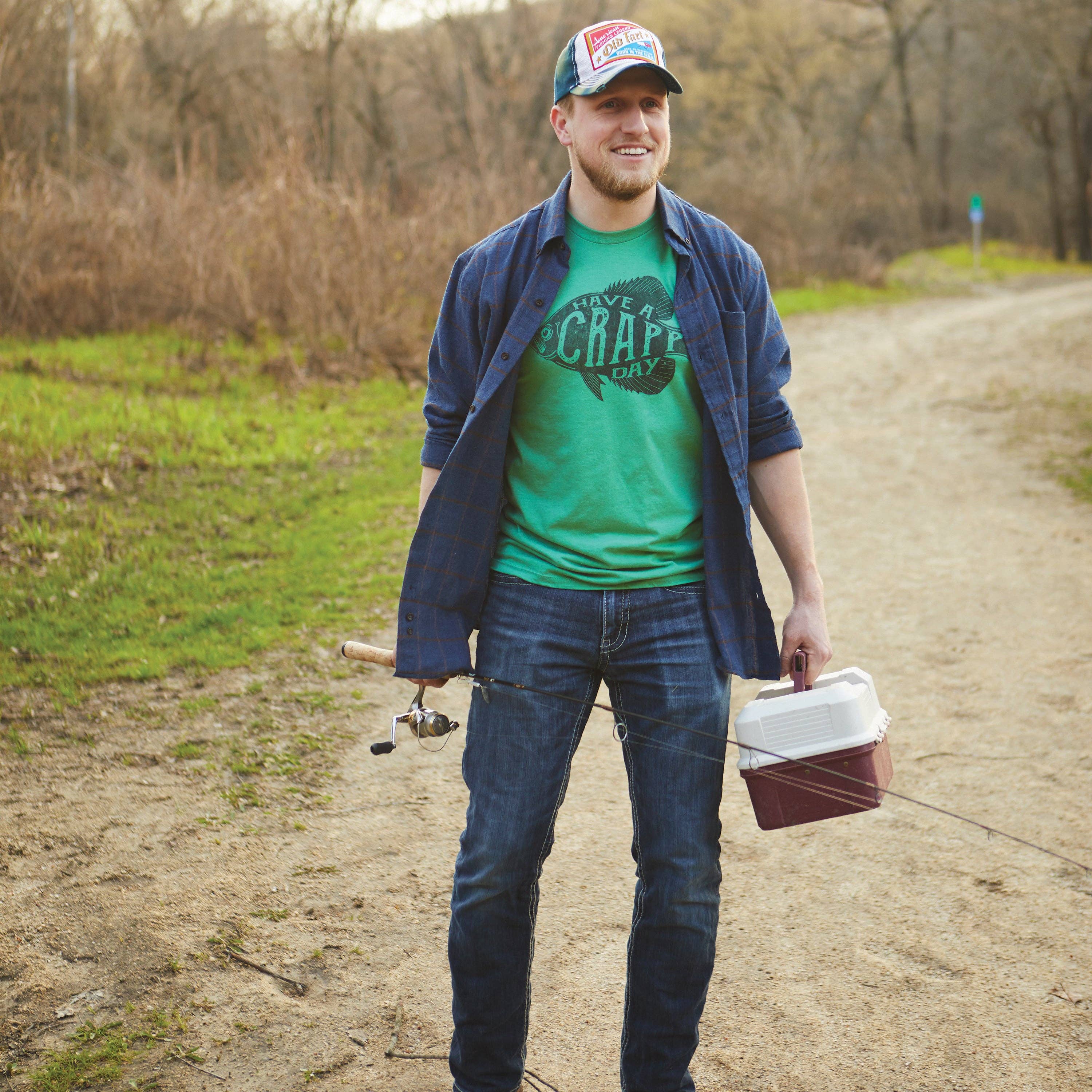 Bone Head Outfitters - Wholesale Screen Printed T-Shirt - Men's - Men's Bone Head Outfitters Crappie Day T-Shirt2