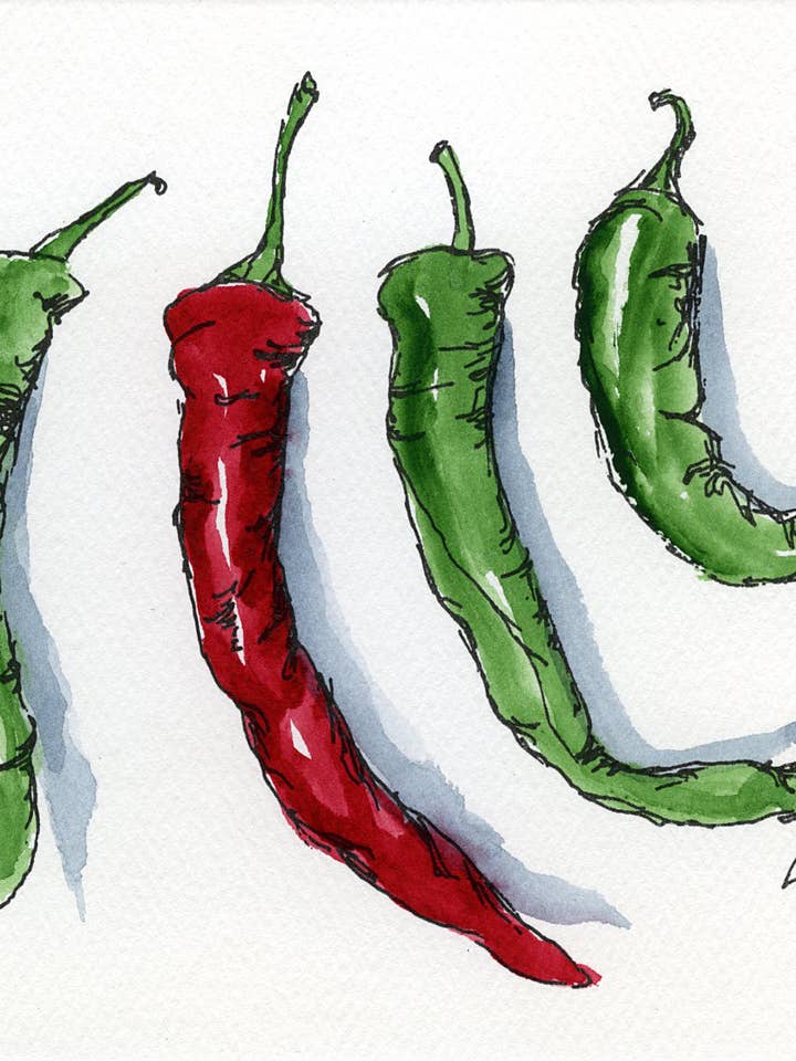 Pimentos (Conj. de 8) por atacado de Fine Lines