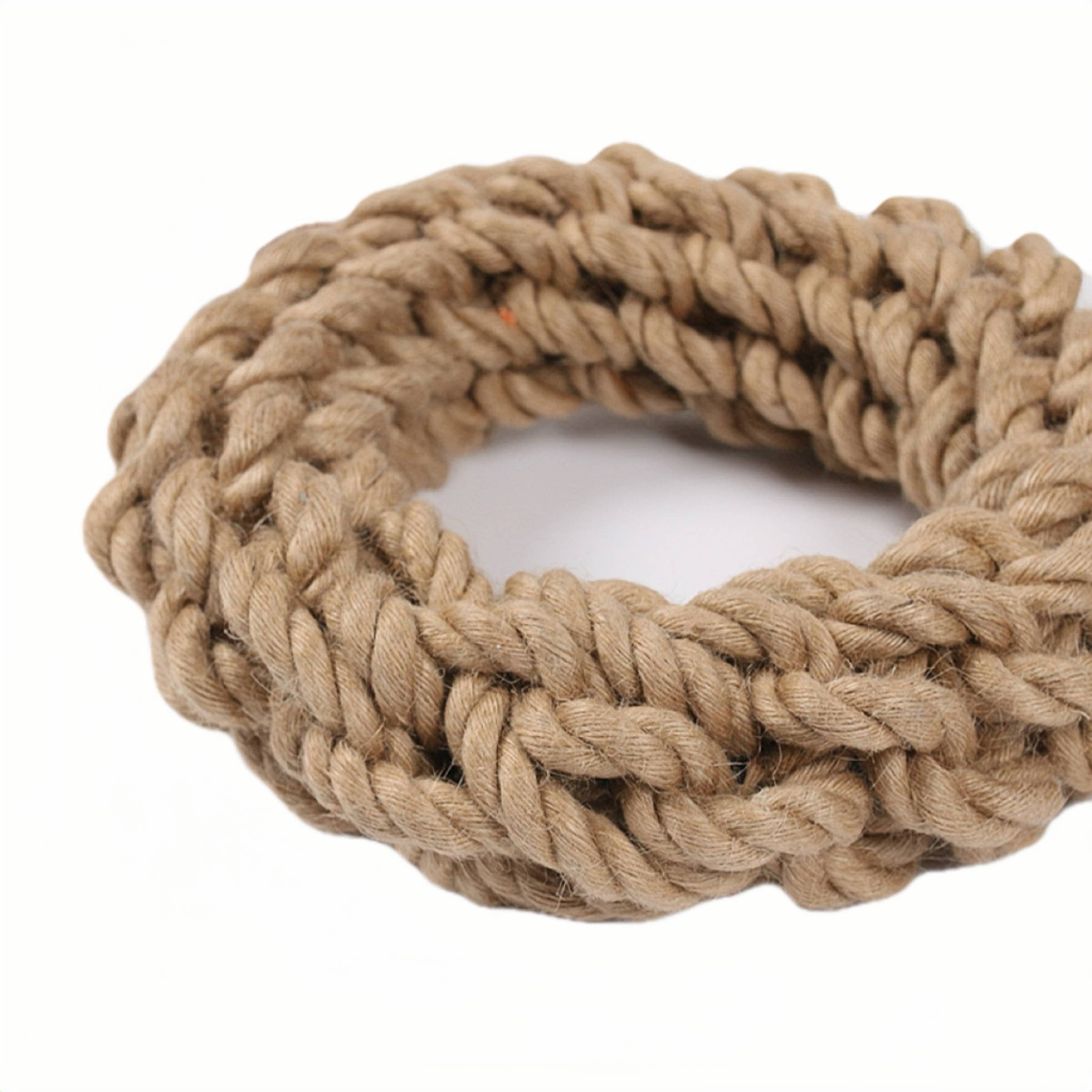 Monli Handcrafted Pet Toys - Wholesale Pet Dental Toy - Dog - Monli Hemp Ring | Dog Toy | Eco Hemp Rope Dog Toy5