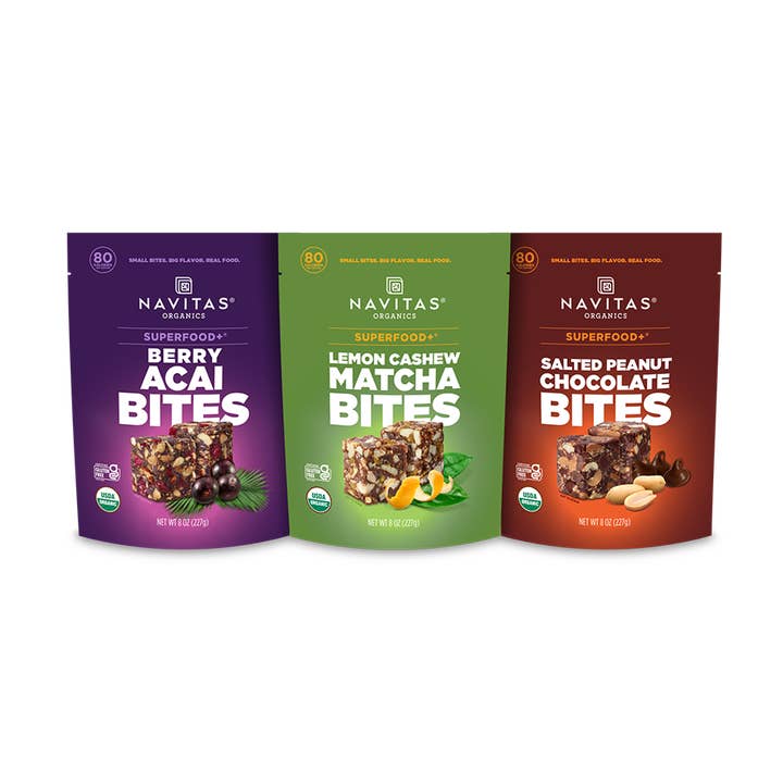 Ny smak Superfood+ BITES-paket för wholesale av Navitas Organics