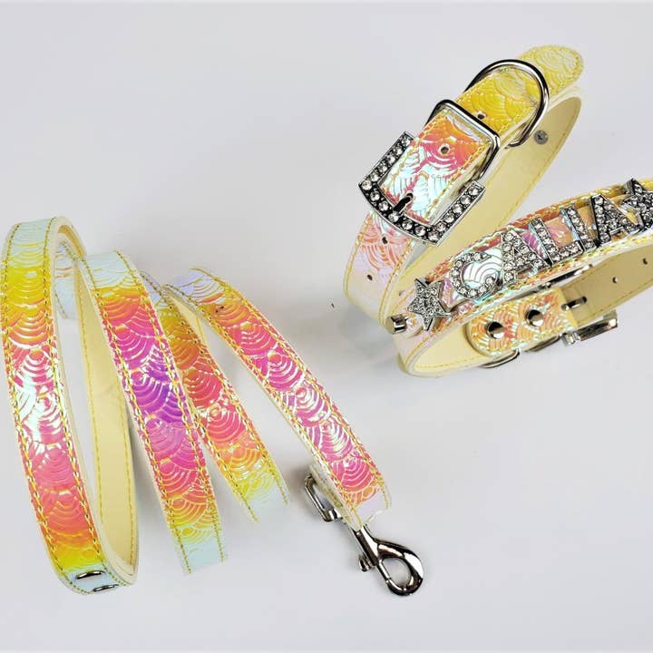 House of FurBaby - Wholesale Pet collar – Cat/dog - Personalized Pet Collar | Metallic Dragon - 2 color choices1