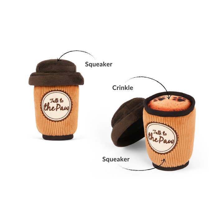 P.L.A.Y. Pet Lifestyle and You - Wholesale Pet Plush Toy - Dog - Pup Cup Café - Doggo's Java2