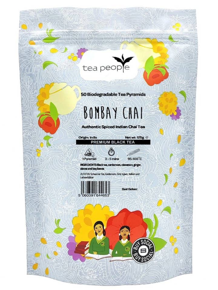 Bombay Chai - Lot de 50 recharges pyramide pour la vente par Tea People