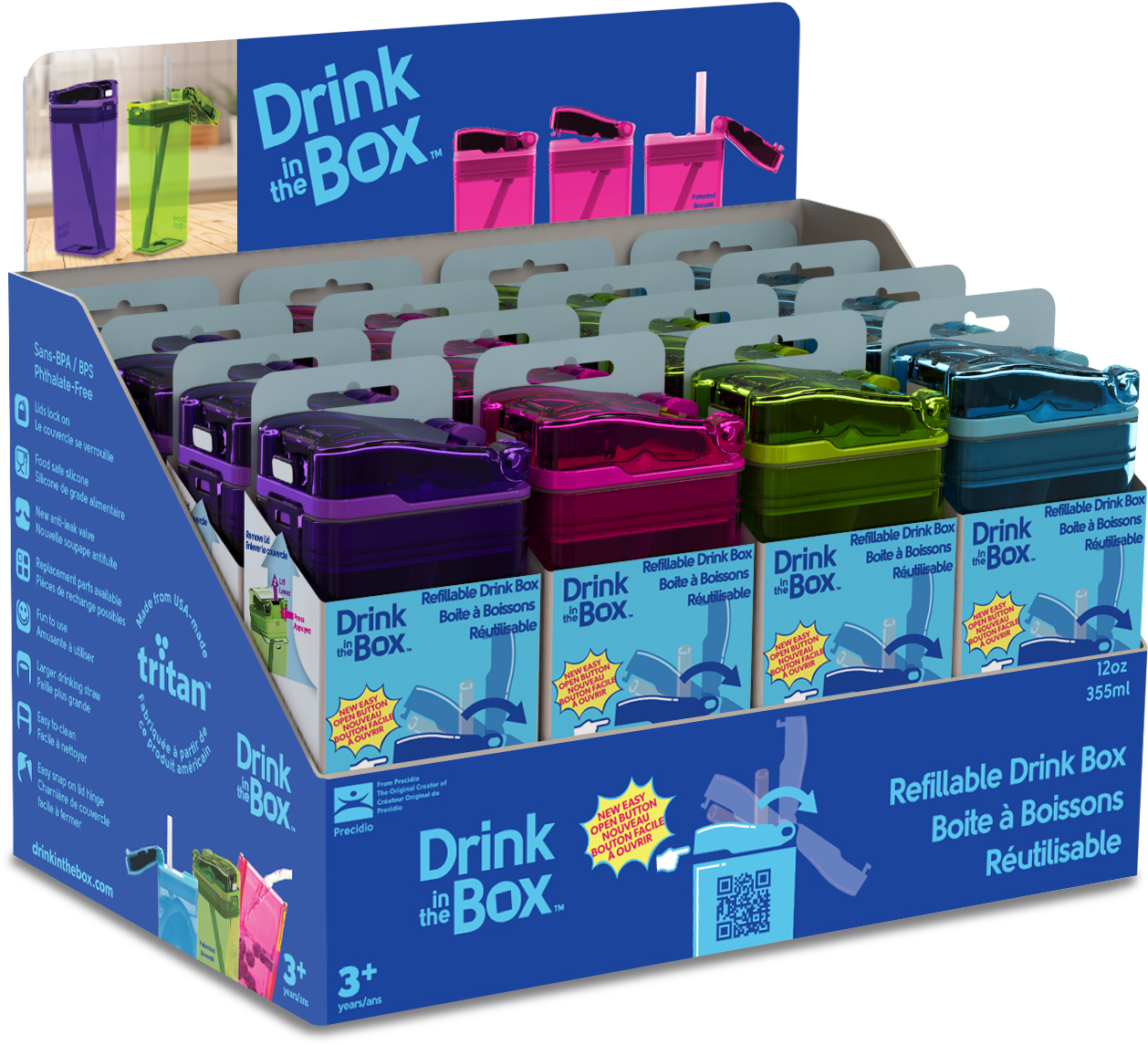 Mixed Carton Units Precidio Drink in the Box Large - 350ml volume for wholesale on Faire2