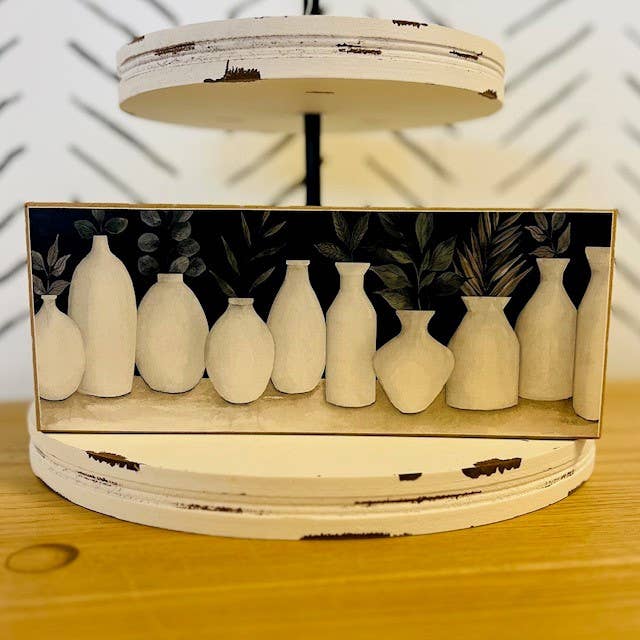 CIN3526B Ebony and Ivory Block for wholesale by JanMichaels Art & Home