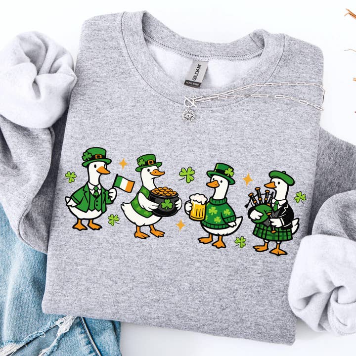 Goose St Patricks Day Sweatshirt, Funny St Patricks Day Tee for wholesale by DLT Ecommerce