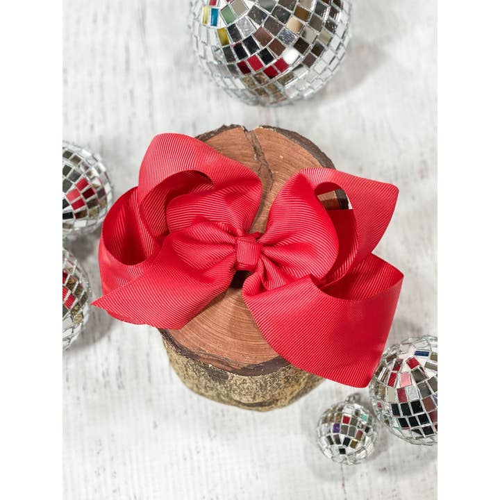 The Hair Bow Company - Wholesale Hair Bow - Kids - Classic Grosgrain Hair Bow - Alligator Clip - 4.5"6