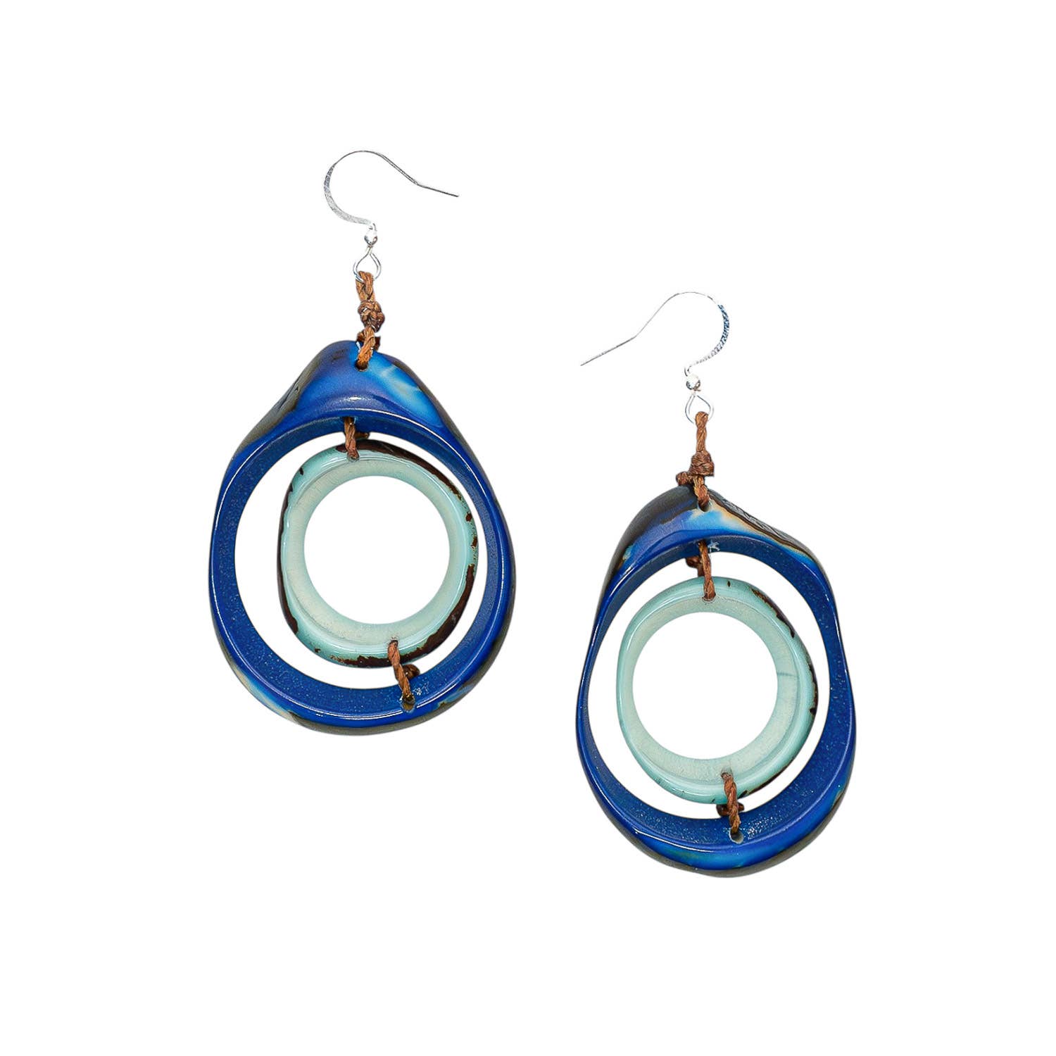 Organic Tagua Jewelry - Wholesale Dangle Earrings - Ara Earrings2
