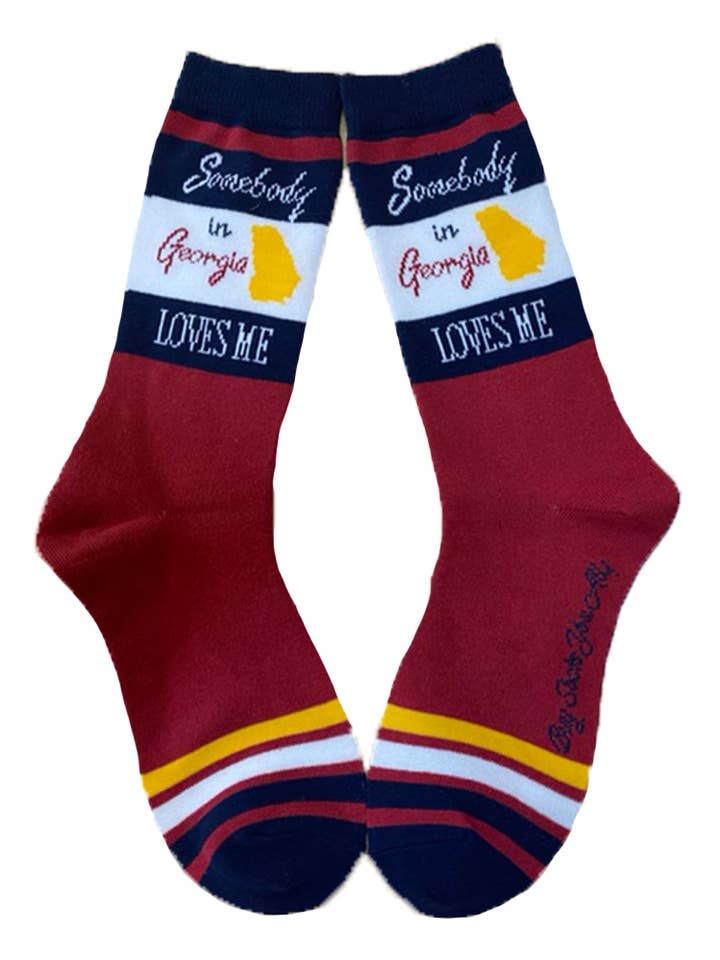 Chaussettes Femme Somebody in Georgia Loves Me pour la vente par Buy Socks You All