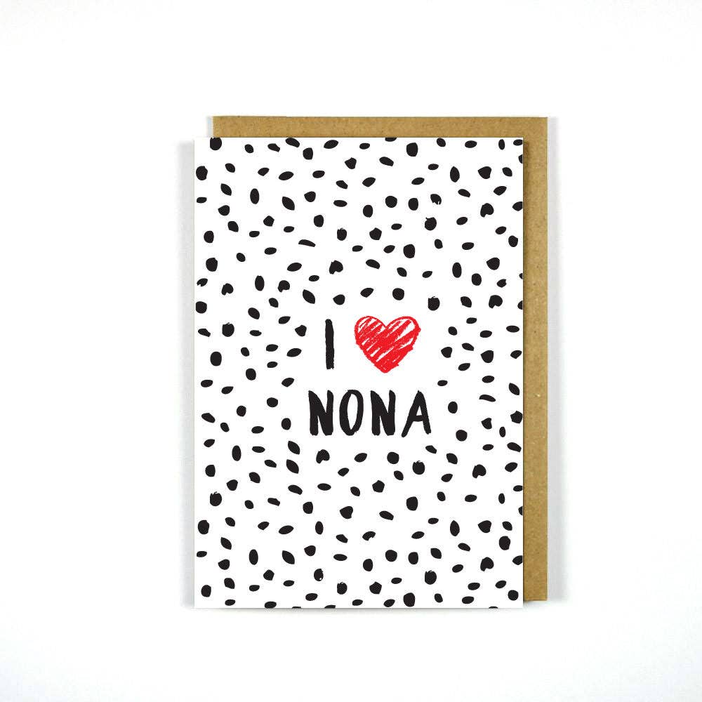 The Artisan Gift Co. - Wholesale Mother's Day Card - Greek Mother's Day Card I Heart Nona