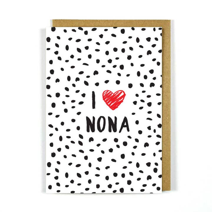 The Artisan Gift Co. - Wholesale Mother's Day Card - Greek Mother's Day Card I Heart Nona0
