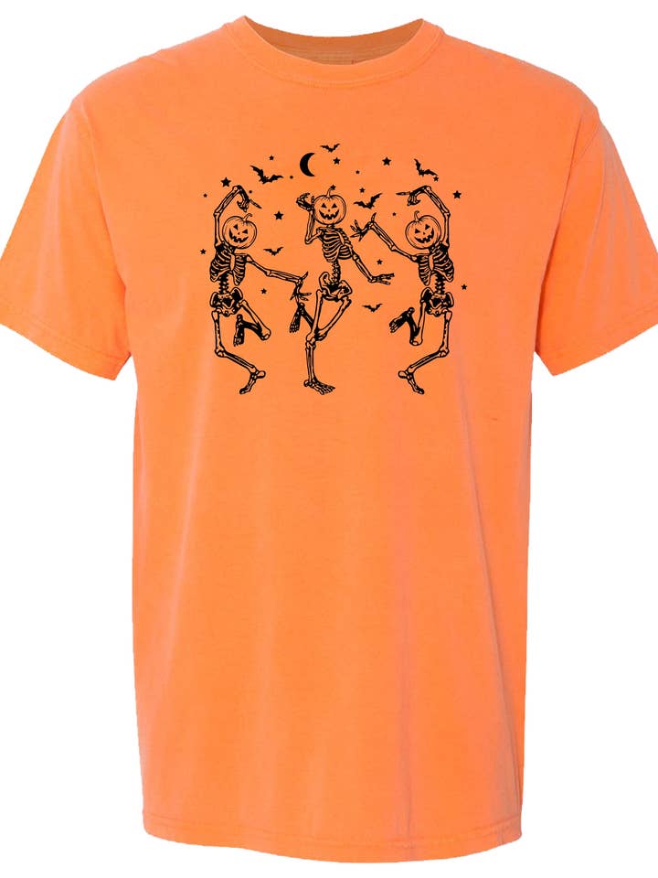 Tanzende Kürbisskelette für den Großhandel von Goose Creek Boutique