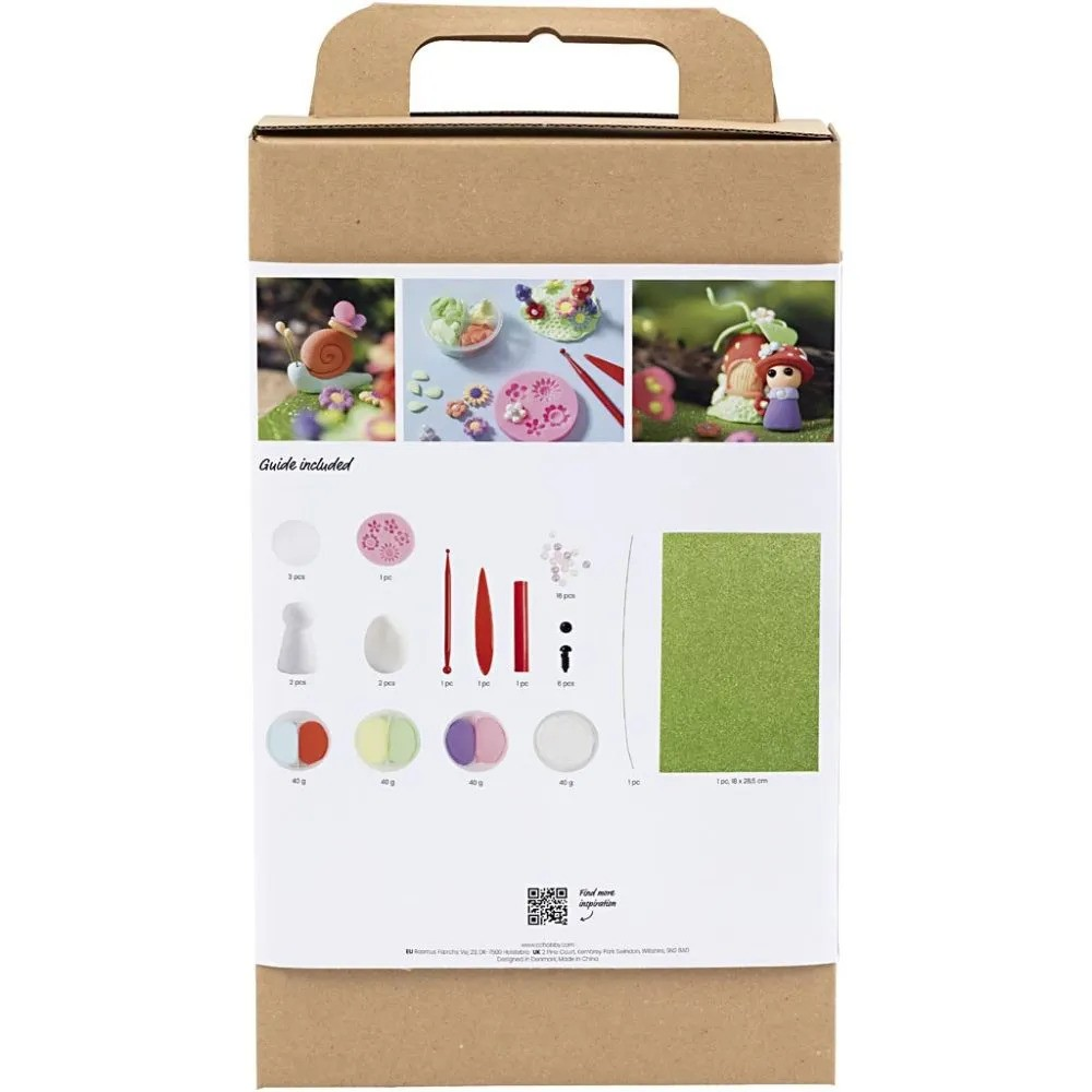 Hobbygroep - Wholesale Doe-het-zelf-knutselset - CC Hobbyset Boetseren Elfje van Pastelkleuren1