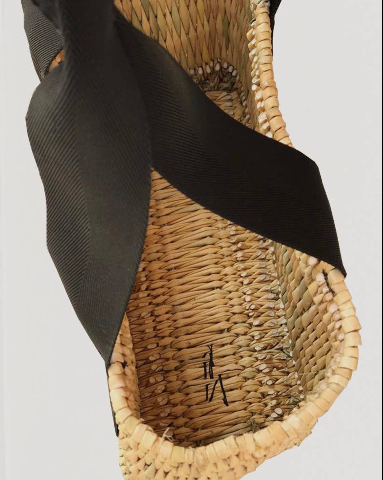 MIRAMAR Store - Wholesale Strandtas - Rieten mandtas met zwarte of witte handvatten2