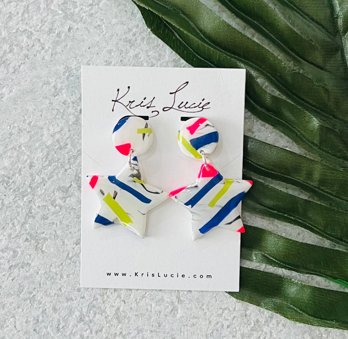 Kris Lucie - Wholesale Dangle Earrings - 90's Star Earrings0