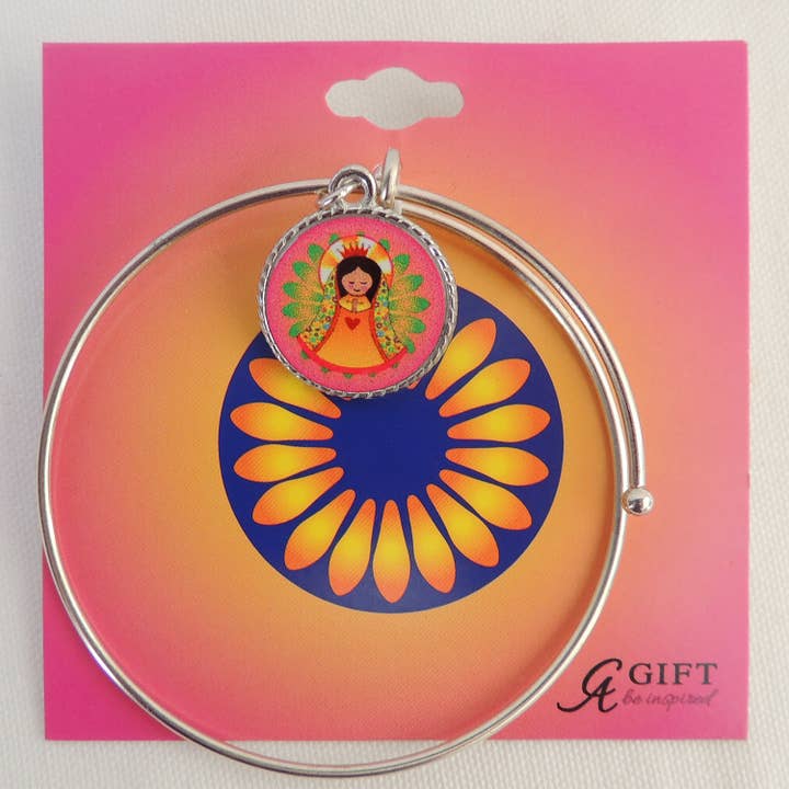 Abbey + CA Gift – Pulseira com pendente por atacado – Pulseira com Berloque Virgencita Porfis4