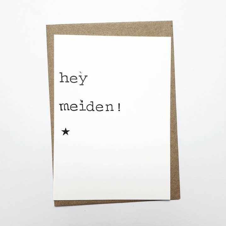 Hoi meiden! voor wholesale door By Mar Postcards