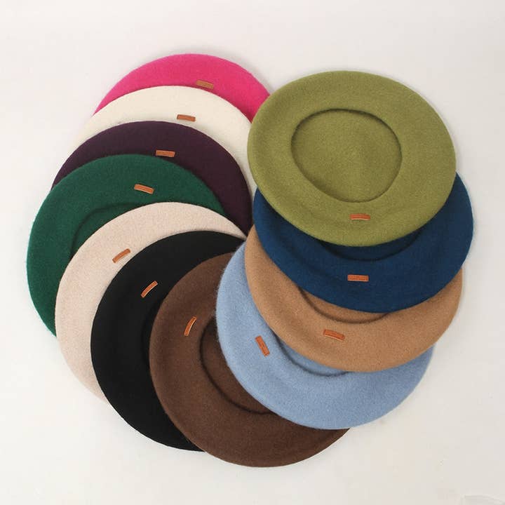 ACCITY - Wholesale Beret - Women's - WOMEN'S AUTUMN AND WINTER VINTAGE BERET_CWAH194012