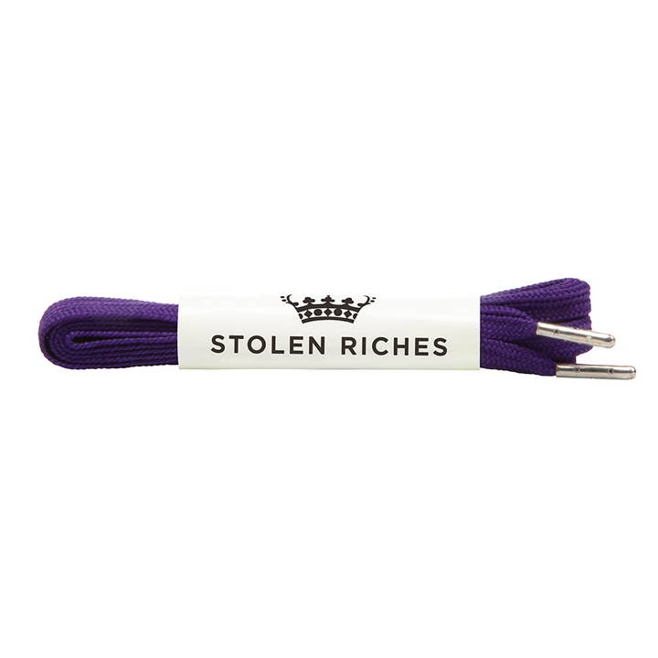 Stolen Riches - Wholesale Shoelaces – Men's - Buster Purple - Sneaker Shoelace