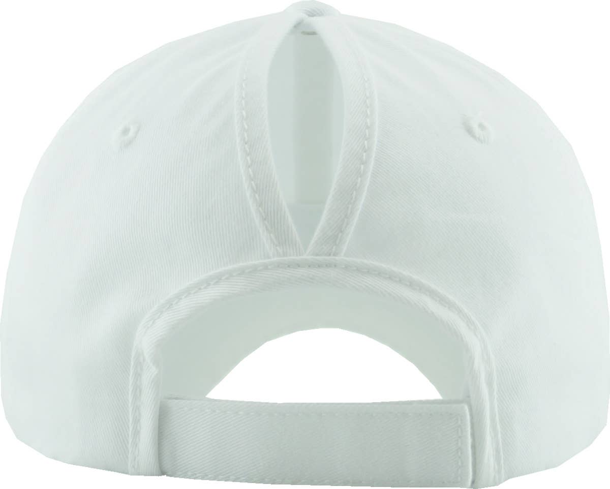 KBETHOS - Wholesale Ponytail Cap - Women's - Ponytail Washed Distressed Cotton Cap146