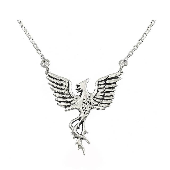 Jewelry Evolution - Wholesale Pendant/Charm Necklace - Phoenix "Rise Strong" Petite Necklace0