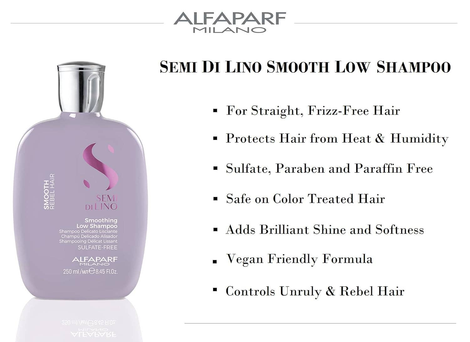 Savoy Active - Wholesale Hair Shampoo - Alfaparf Milano Semi Di Lino Smoothing Anti-Frizz Shampoo5