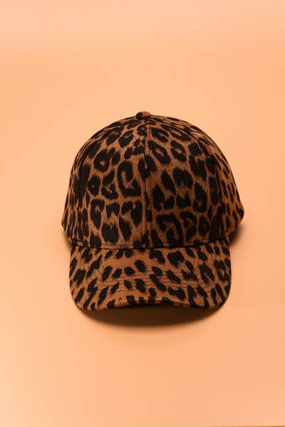 JOSSLYN by wall to wall - Wholesale Baseball Cap - Women's - ANIMAL PRINT BASE BALL CAPS  | 40HW71011