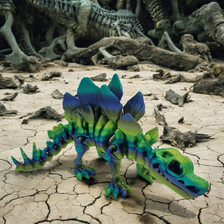 Fantasy Pets - Wholesale Decorative Figurine - Skeletal Stegosaurus
