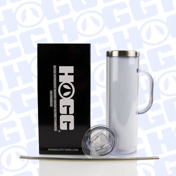 Hogg Outfitters - Wholesale Insulated Mug/Tumbler - 20oz SUBLIMATIONSKINNY SNOW GLOBE TUMBLER w/ HANDLE