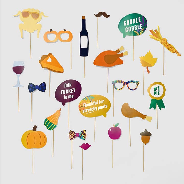 Coterie Party Supplies - Wholesale Decal - Party Decorations - Turkey Day Photo Props - Decal Party Decorations