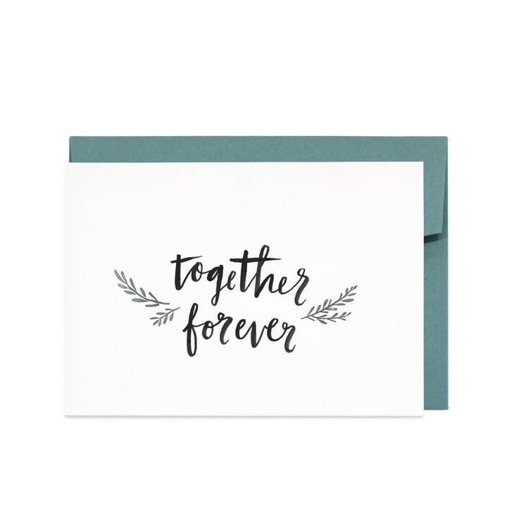 Together Forever Greeting Card for wholesale by In the Daylight