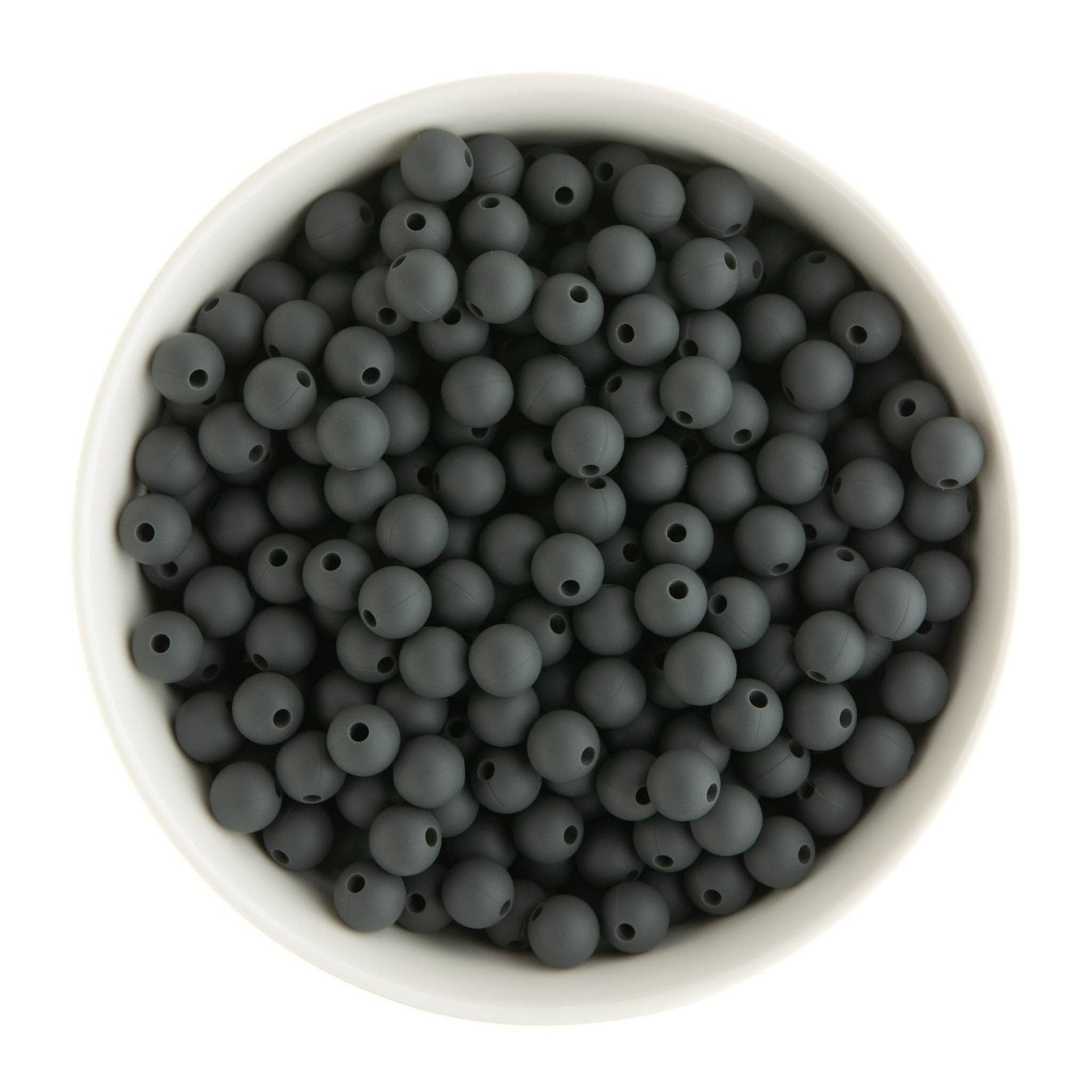 Cara & Co Silicone Craft Supply – Missangas por atacado – Contas redondas de silicone de 9 mm11