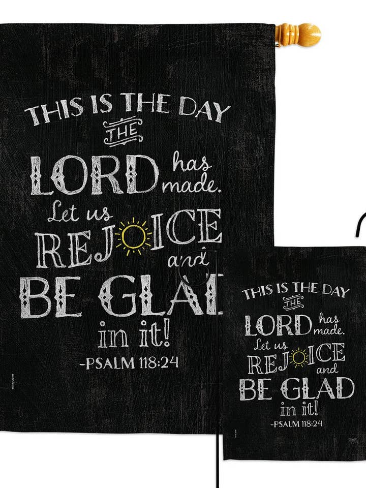 Lord Has Made Religious Bible Verses Faith Decor Flag for wholesale by Two Group Flag Co