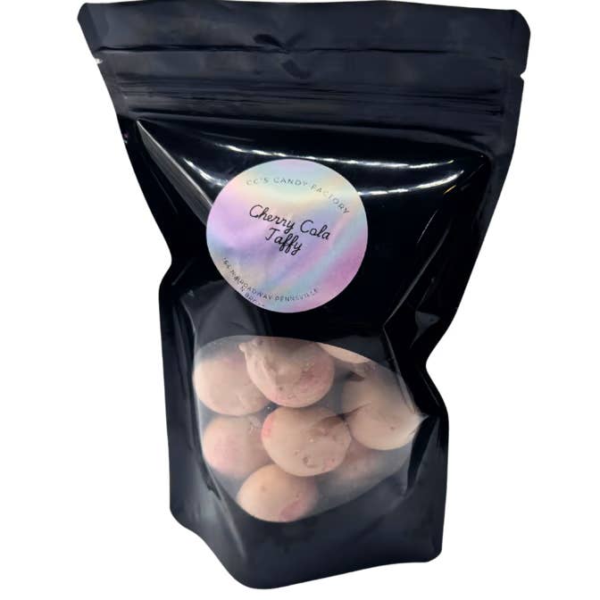 Cherry Cola Taffy | Freeze Dried Candy | Salt Water Taffy for wholesale by CC’s Candy Factory