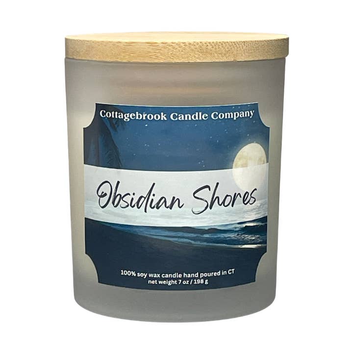 Obsidian Shores Soy Candle for wholesale by Cottagebrook Candle Company
