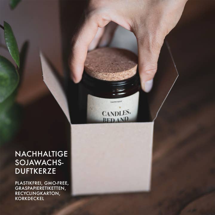 Happysoy - Wholesale Jar/Filled Candle - Scented candle | Candles, bed and a good book8