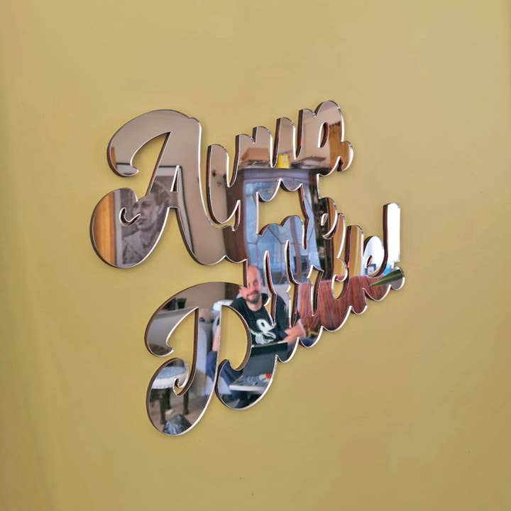 Rose-Gold Acrylic Mirror for wholesale by Dukki Gifts