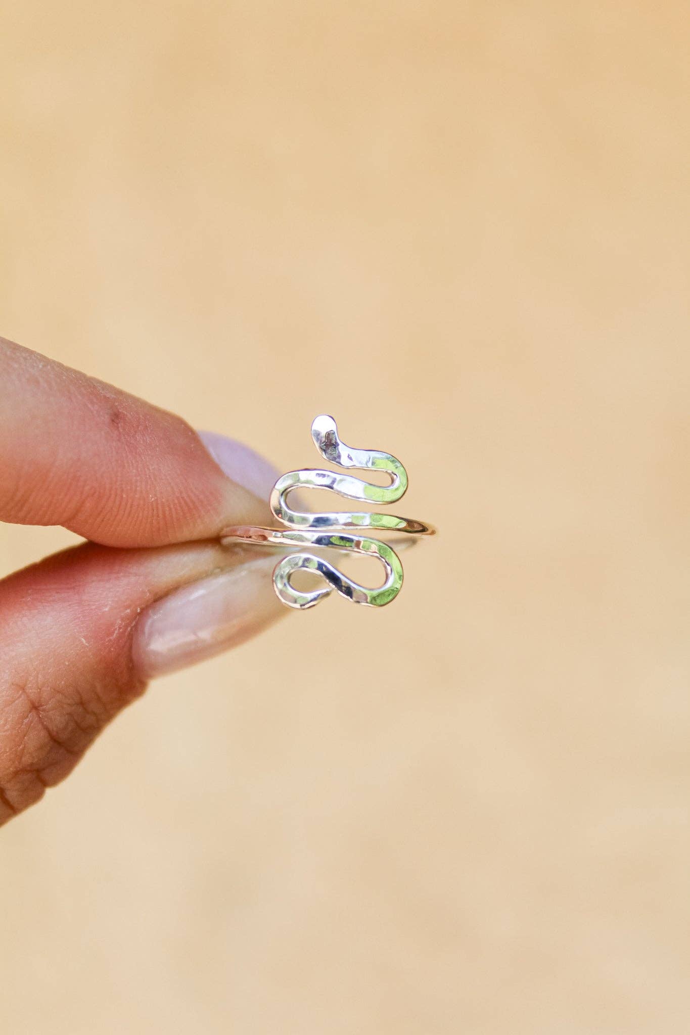 Dazed and Topazed - Wholesale Cocktail/Statement Ring - Serpent Adjustable Rings3