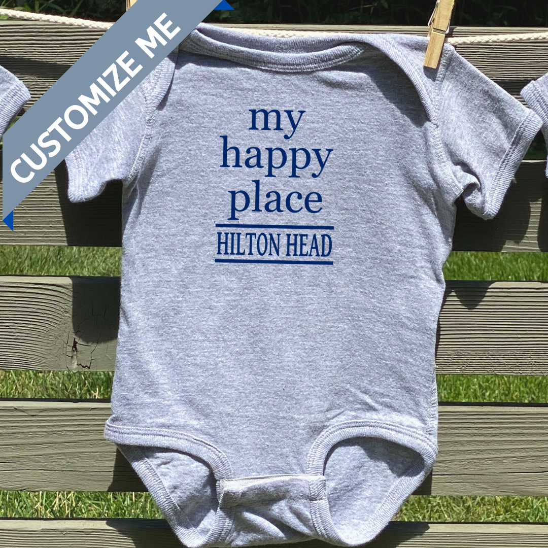 Geez Louise Goods - Vente Torchons - Torchon personnalisé My Happy Place2