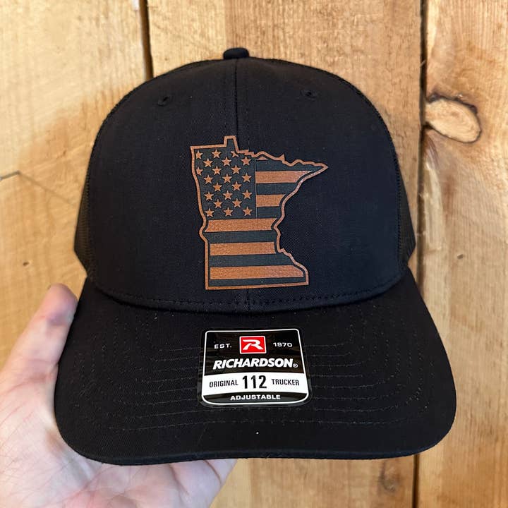 Mae'd - Wholesale Trucker Hat - Unisex - Custom Leatherette Patch Hats - Made to Order0