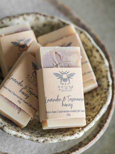 Lavender And Honey Guest Soap for wholesale by Bee native products