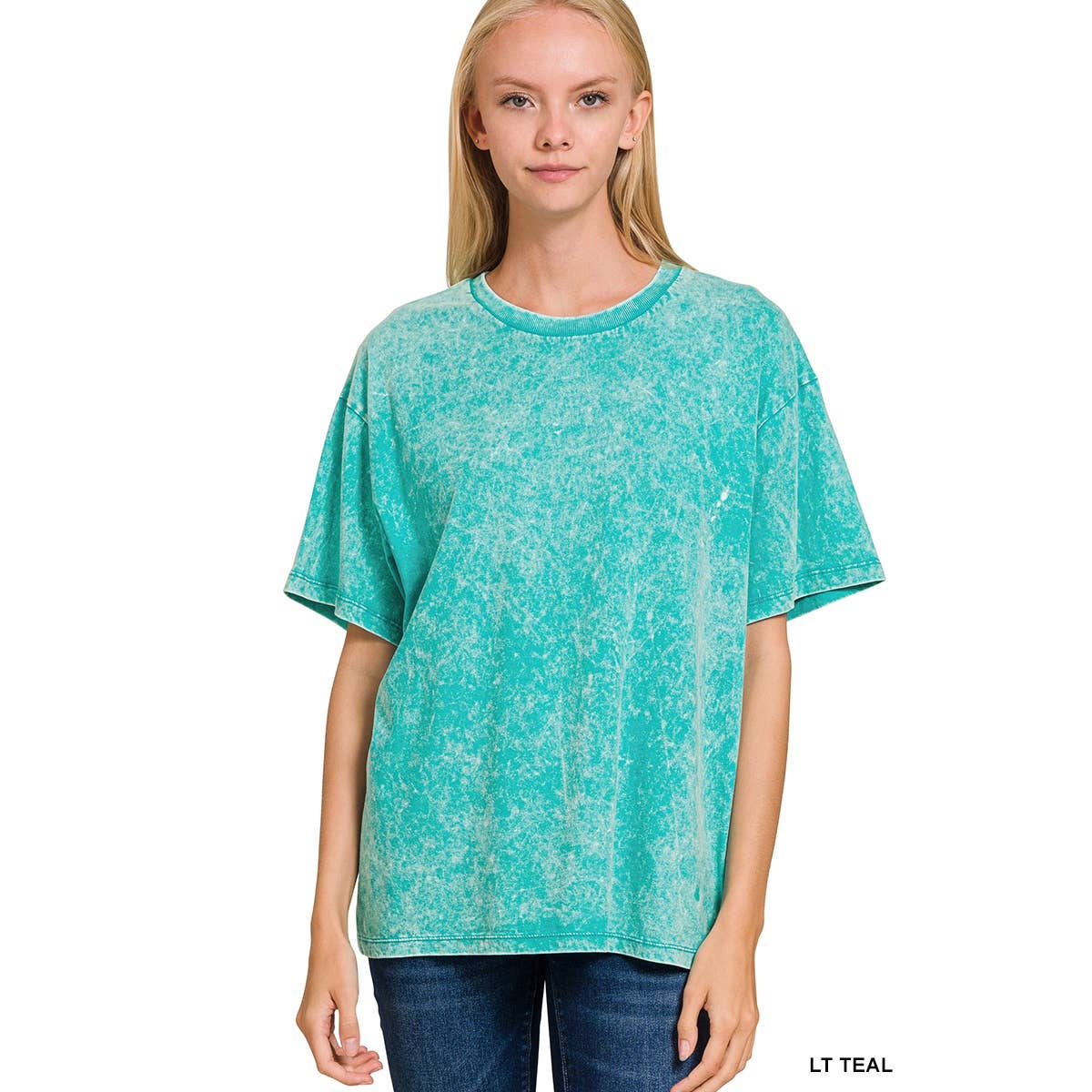 Apolline – T-shirt – Mulher por atacado – TOP DE MANGA CURTA LAVADO ZENANA8